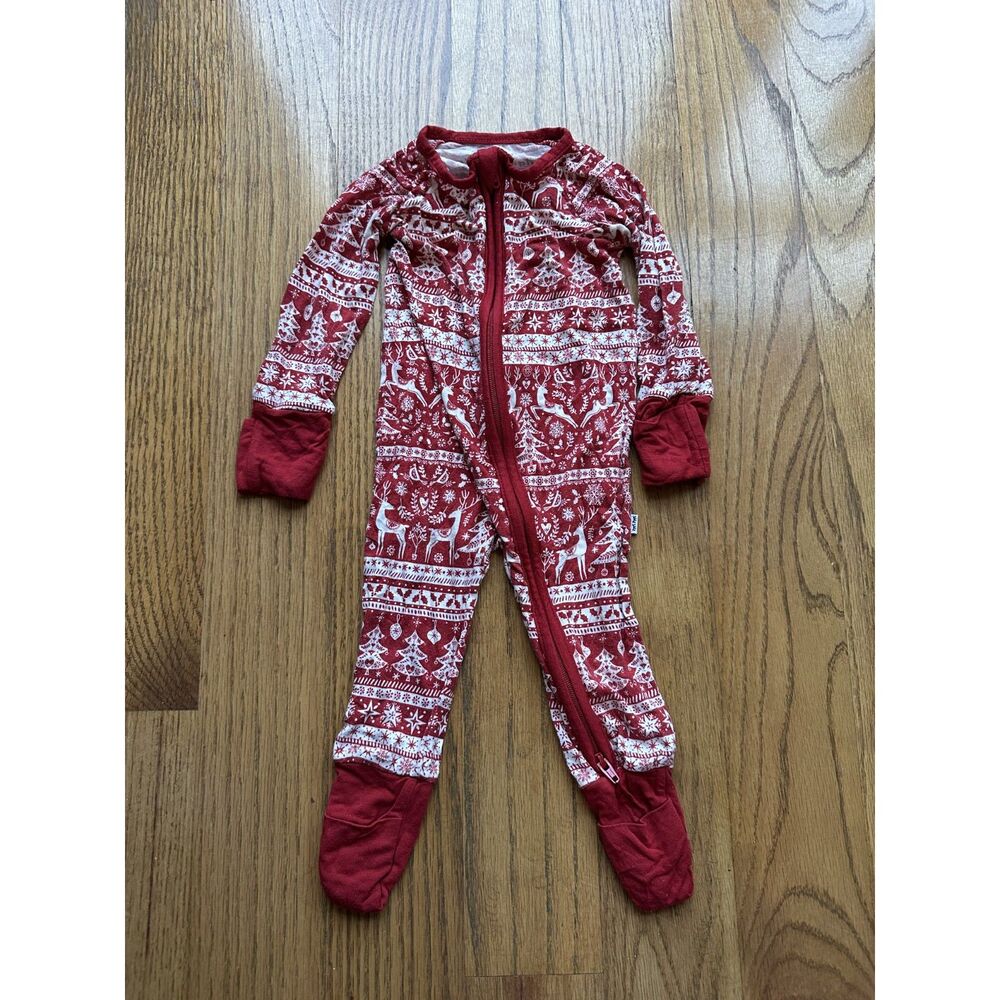 Little Sleepies Holiday Winter Pajamas 0-3M